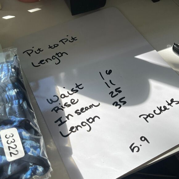 Coldwater Creek Floral Navy Ankle Pants Sz Large Petite Vacation Workwear Beach - Picture 9 of 16